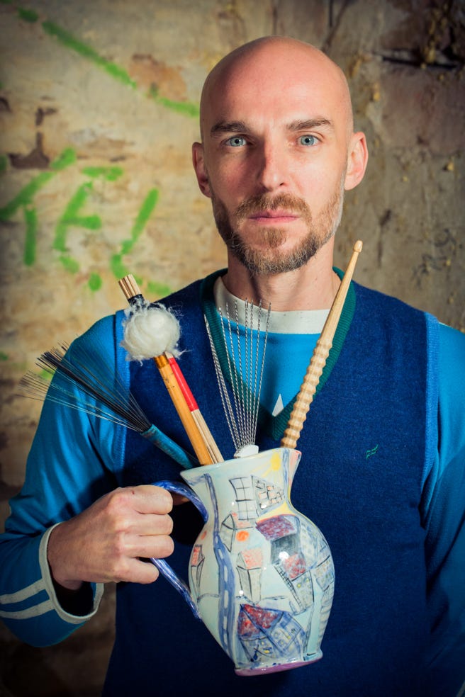 Schlagzeuger vom Raumschiff Jazz/